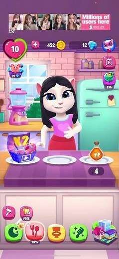 Talking Angela 2 Stomach Bubble