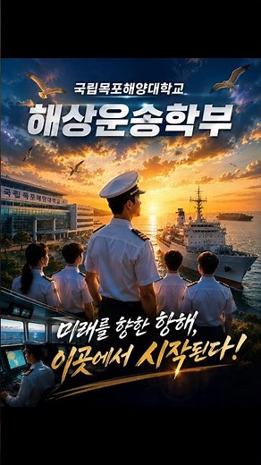 🚢 대한민국 미래 항해사는 여기서 시작된다 | 국립목포해양대학교 해상운송학부