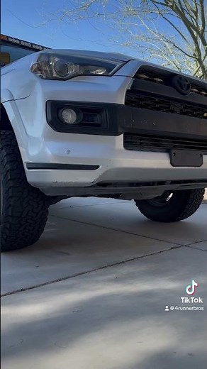 4Runner limited front bumper cut