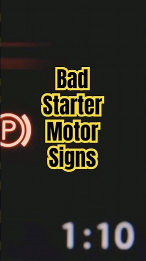 Is Your Starter Motor ACTUALLY Bad?