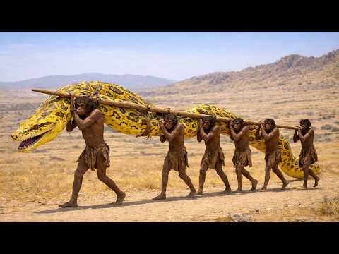 Life 3.2 Million Years Ago | Giant Python vs Early Humans — The Deadliest Encounter