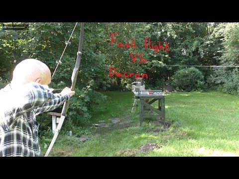 Testing the Carbon Limbs from Bosen Bows - Dacron vs. Fast flight - Dryad Epic 17 ILF config