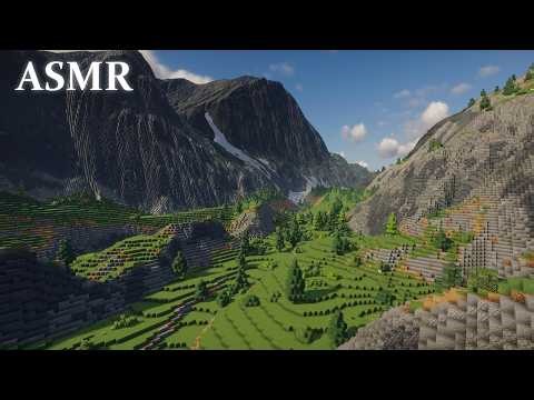 (ASMR MINECRAFT) Building a Medieval CASTLE in MINECRAFT!