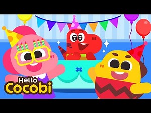 🥳Happy Birthday Song | Party Song for Kids | Best Nursery Rhymes & Kids Songs | Hello Cocobi