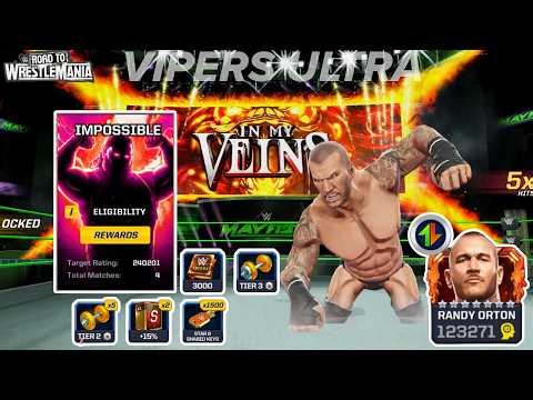 Vipers Ultra Impossible Difficulty 7 Star Randy Orton WWE Mayhem