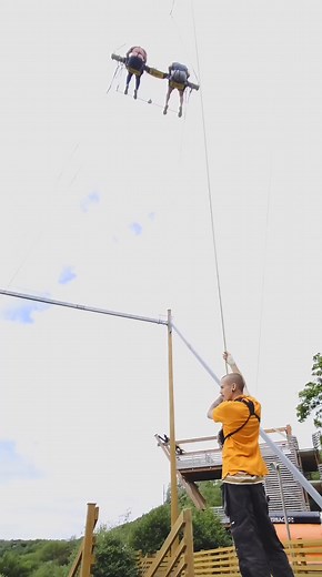 For only £20 you could experience this Giant Gravity Swing at the Eden Project during Feb half term ….Or our off peak times make this swing only £15! There really is no excuse 😉 Find our off peak times on our website. #hanglooseadventure #hanglooseeden #giantswing #cliffswing #edenproject #cornwall #stives #fun #outdooractivities | Hangloose at Eden