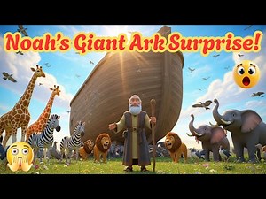 Noah and the Ark – 3D Bible Story for Kids | Christian Nursery Rhyme Song