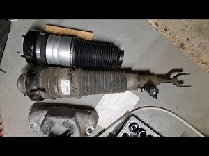 Audi A6 4F Luftbalg tauschen OHNE Arschlochschraube ! Luftfahrwerk Fehler 02646 Niveauregelung