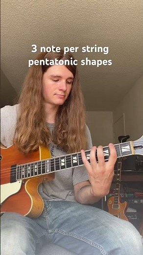3 Note Per String Pentatonic Shapes
