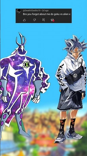 Goku vs Alien x