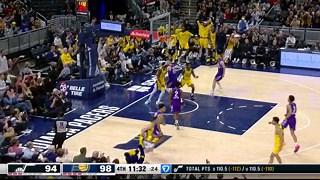 Siakam Huge Alley-Oop Slam