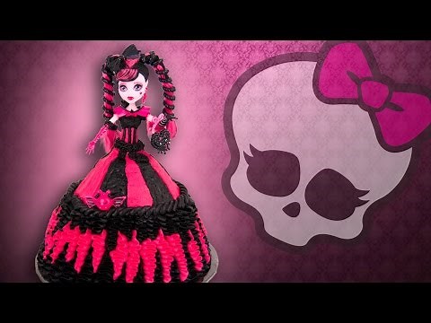 Monster High Doll Cake from Cookies Cupcakes and Cardio