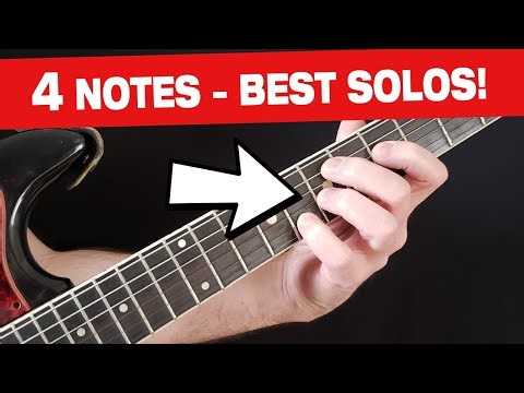 LEAD GUITAR: Best 4 Notes to PLAY in a Solo! (DO THIS!)