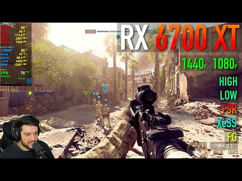 AMD Radeon RX 6700 XT - BATTLEFIELD 6 Beta!
