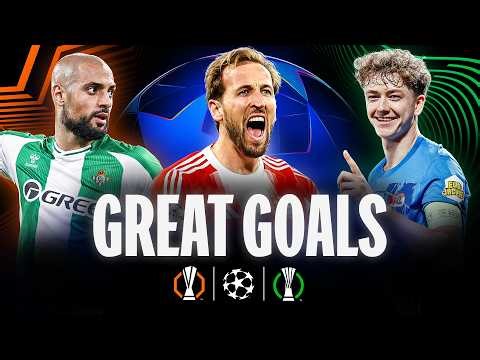 Best Goals Scored In Europe This Week | Champions League, Europa League & Conference League