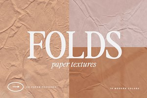 Folded Paper Textures, a Texture Graphic by Basia Stryjecka