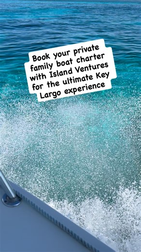 Get ready for spring break and give your family the ultimate key largo experience. We have charters available for all family sizes upto 16! 3054514957 #islandventures #snorkel #scuba #keylargo | Island Ventures