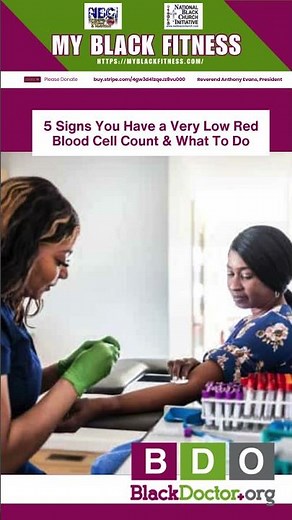 5 Signs You Have a Very Low Red Blood Cell Count & What To Do