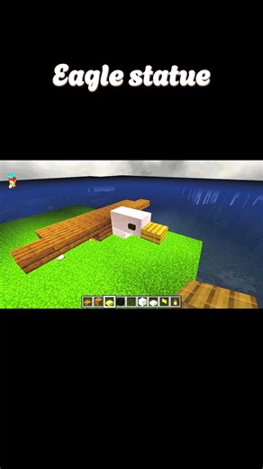 How to Build a Realistic Eagle in Minecraft #minecraft #minecrafttutorial #minecraftsurvival