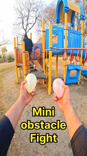 POV Parkour : Mini Obstacle Fight at Playground 🛝 Gone Crazy 😂