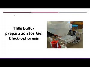 Learn TBE buffer preparation for Gel electrophoresis in 2 minutes