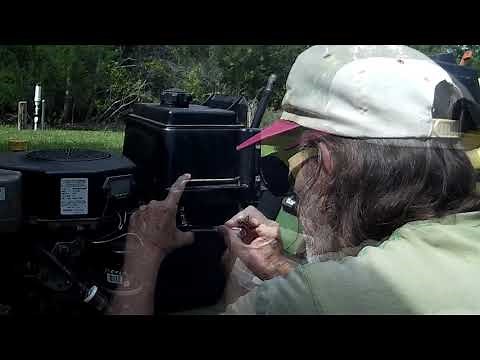 John Deere STX38 Gas Tank Removal