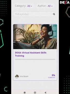 How to access Erin Booth's premium course attached to the DEXA VA Training.