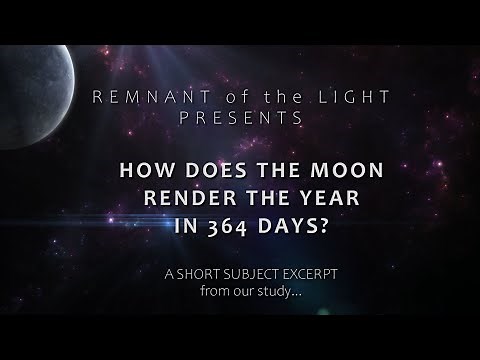 How Does the Moon Render the Year in 364 Days? Book of Enoch