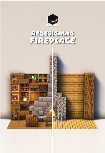 Cozy Fireplace Designs for Your Minecraft House