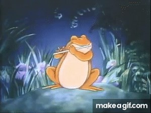 The Frog Chorus - We All Stand Together (1984) on Make a GIF