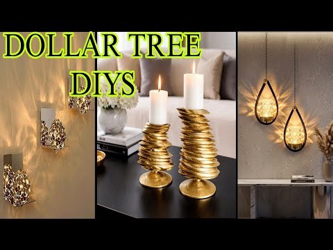 “I Made THIS from Dollar Tree & It Looks SO EXPENSIVE 😍” | Craft Angel