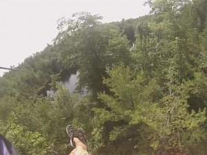 Even have a 1,000 ft. Zip over a Lake! | Northwoods Zip Line Canopy Tours