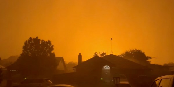 Caught on camera: Lightning strikes gas tank, triggering massive explosion in North Texas amid severe storms