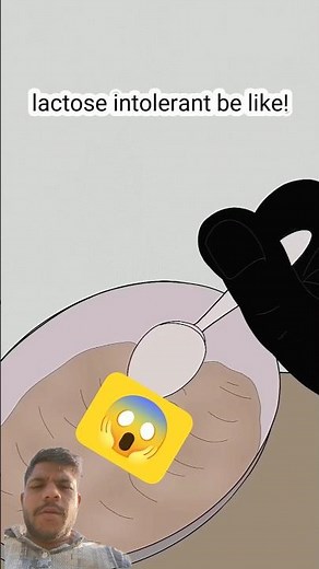 Every Lactose Intolerant Person’s Nightmare 🤣💥#funnyanimation #shots