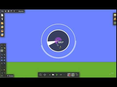 Algodoo Rotation Tool