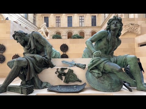 Remarkable Collection of Sculptures and Statues in the Louvre Museum Paris France 🇫🇷
