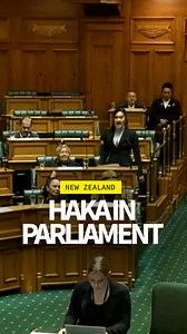 1.5K views · 25 reactions | Maori lawmakers perform the haka, a traditional ceremonial dance, disrupting parliament in a protest against a bill that aims to reinterpret a centuries-old document seen as New Zealand's founding treaty with its Indigenous people. #AFP  NEW ZEALAND PARLIAMENT #newzealand | AFP News Agency | Facebook