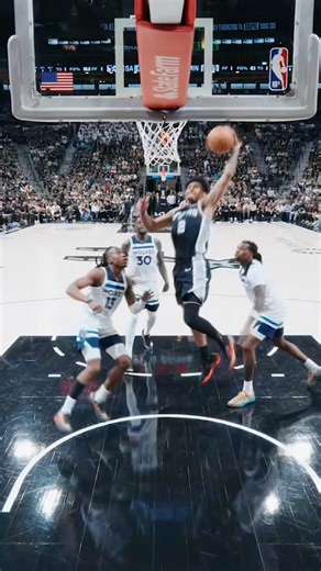 this angle of Dylan’s dunk 🤯 #DylanHarper #Spurs #NBA
