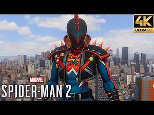 Marvel's Spider-Man 2 PC - Spider-Punk 2099 Free Roam Gameplay Mod (4K 60FPS)