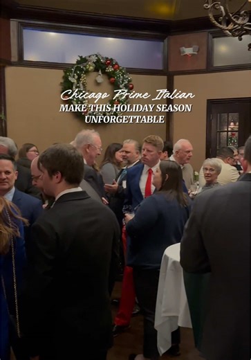 Gather, indulge, and toast to the season! Celebrate the magic of the season with exceptional food and unforgettable service. Book your holiday gathering at www.chicagoprimeitalian.com. #italianfood #italianrestaurant #holidayparties #holidayevents #musttry