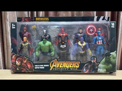 Deep Sleep ASMR Avengers Action Figures (No Talking) | Relaxing 4K Sounds
