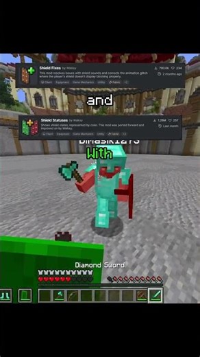 The 2 BEST Mods that help with AXE pvp #minecraft #pvp