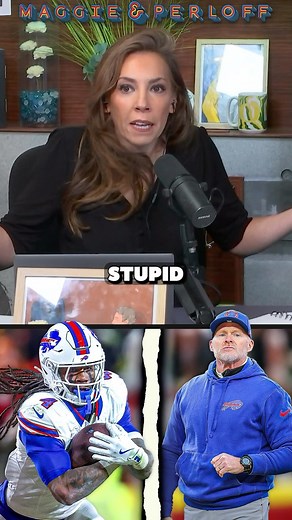 “He’s your second best player! He’s gotta be on the field and touching the football in the biggest moments of the season!” Bills superfan Maggie says Buffalo’s coaching staff blew it by not feeding James Cook more in the Bills’ loss to the Chiefs #Billsmafia #Bills #buffalo #buffalobills #gobills #letsgobills #joshallen #nfl #nflnews #nflmemes #nflplayoffs #football | Maggie and Perloff