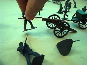 Civil War ARMY MEN Playset toy review!