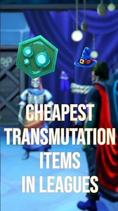 Cheapest Transmutation Items in leagues 2 #runescape