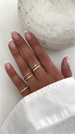 Build your own Ring Set 🤍 Discover our full collection of rings to curate your own look ✨ | The Silver Collective