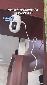 Best option CP Plus Indoor PT Camera Installation for Kids Monitoring | Home CCTV Setup #cctv #kids