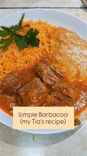 Barbacoa Sencilla, Simple Barbacao, family recipe