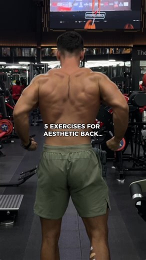 Alberto González on Instagram: "5 exercises for an aesthetic back (if you actually train them right): - Pull-Ups - 3×8–12 Full hang. Chest to bar. No half reps. - Barbell Rows - 4×8–10 Neutral spine. Control the eccentric. Stop yanking the weight. - Deadlifts - 3×6–8 Load the hinge. Build thickness, not ego. - Lat Pulldowns - 3×10–12 Elbows drive down. Lats do the work, not momentum. - Single-Arm Dumbbell Rows - 3×10–12 / arm Stretch. Control. Squeeze. Most people know these exercises. Very few 