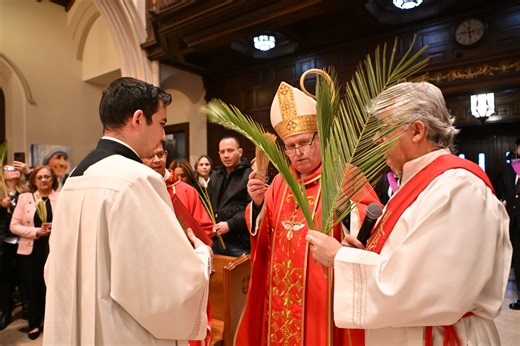Holy Week in Clifton commences with Palm Sunday Mass